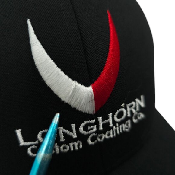 Longhorn Custom Coating Flexfit OSFM Cap Trucker Baseball Embroidered Logo Hat - Picture 7 of 14
